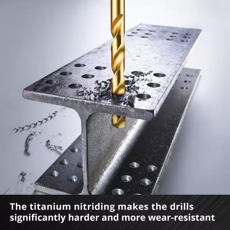 Einhell Набір свердел по металу , 19шт, 1-10мм, кейс (427019)