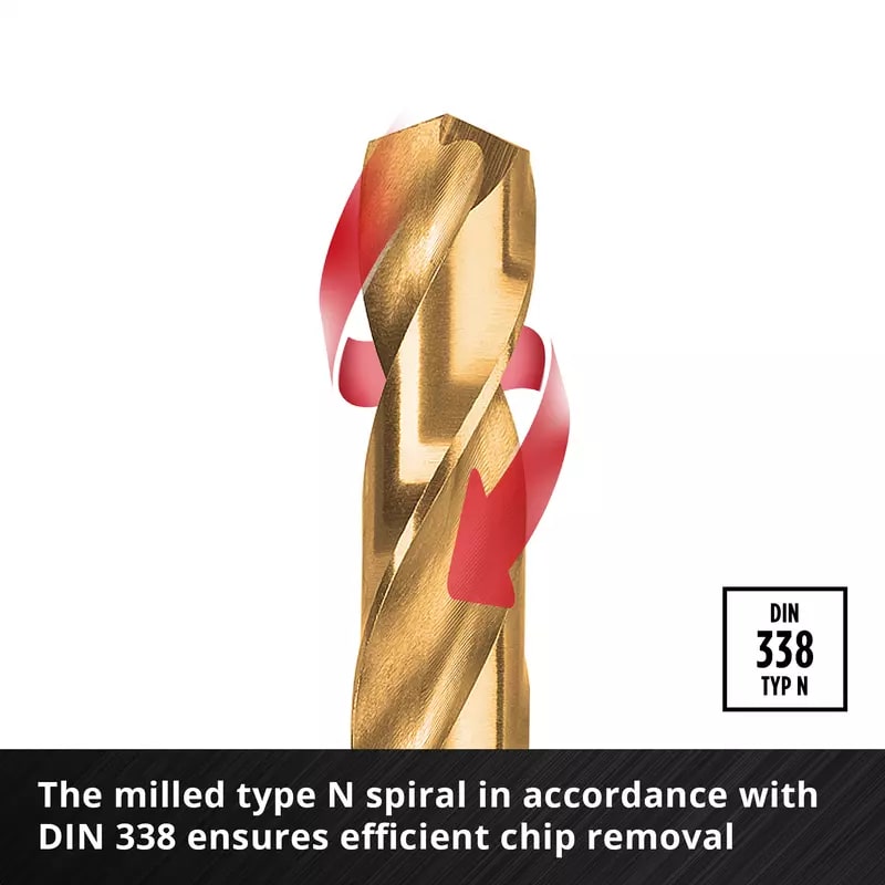 Einhell Набір свердел по металу , 19шт, 1-10мм, кейс (427019)