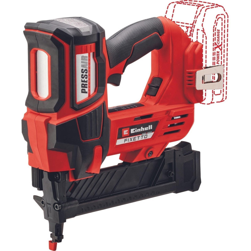 Einhell Степлер акумуляторний FIXETTO 18/38 Solo, PXC, 18В, під скоби 10-38мм, 60п/хв, 2.8кг, (без АКБ і ЗП) (4257785)