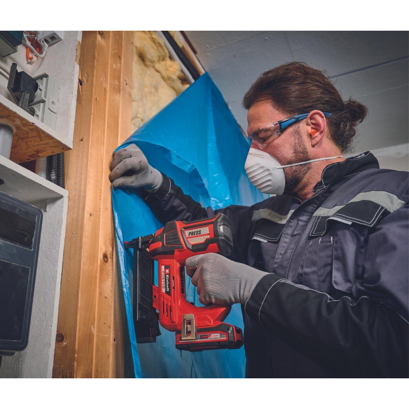 Einhell Степлер акумуляторний FIXETTO 18/38 Solo, PXC, 18В, під скоби 10-38мм, 60п/хв, 2.8кг, (без АКБ і ЗП) (4257785)