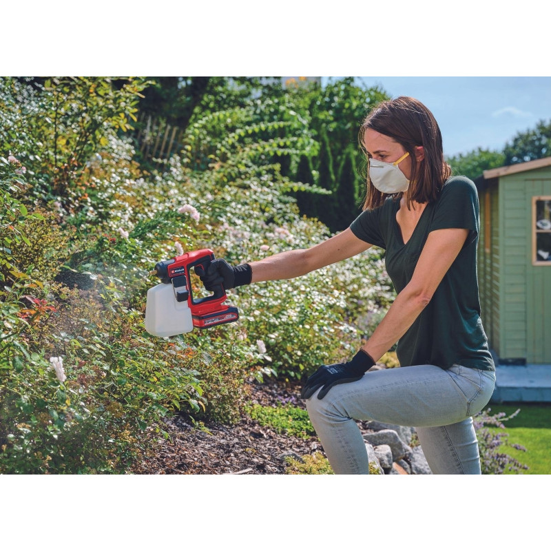 Einhell Фарборозпилювач акумуляторний GE-WS 18/10LI - Solo, 18В, 960мл•хв, бачок 1100мл, (без АКБ та ЗП) (3425240)