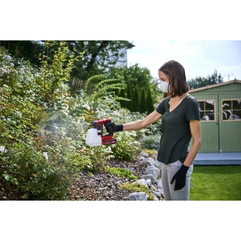 Einhell Фарборозпилювач акумуляторний GE-WS 18/10LI - Solo, 18В, 960мл•хв, бачок 1100мл, (без АКБ та ЗП) (3425240)