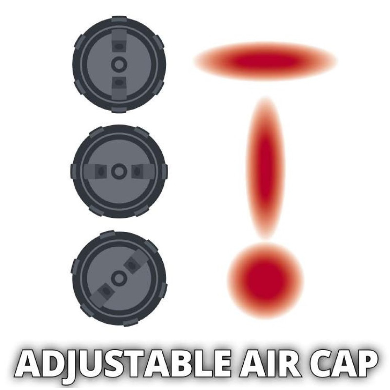 Einhell Фарборозпилювач TC-SY 18/60 Li акумуляторний Solo, 18В, 650 мл/хв, бачок 800 мл (4260025)