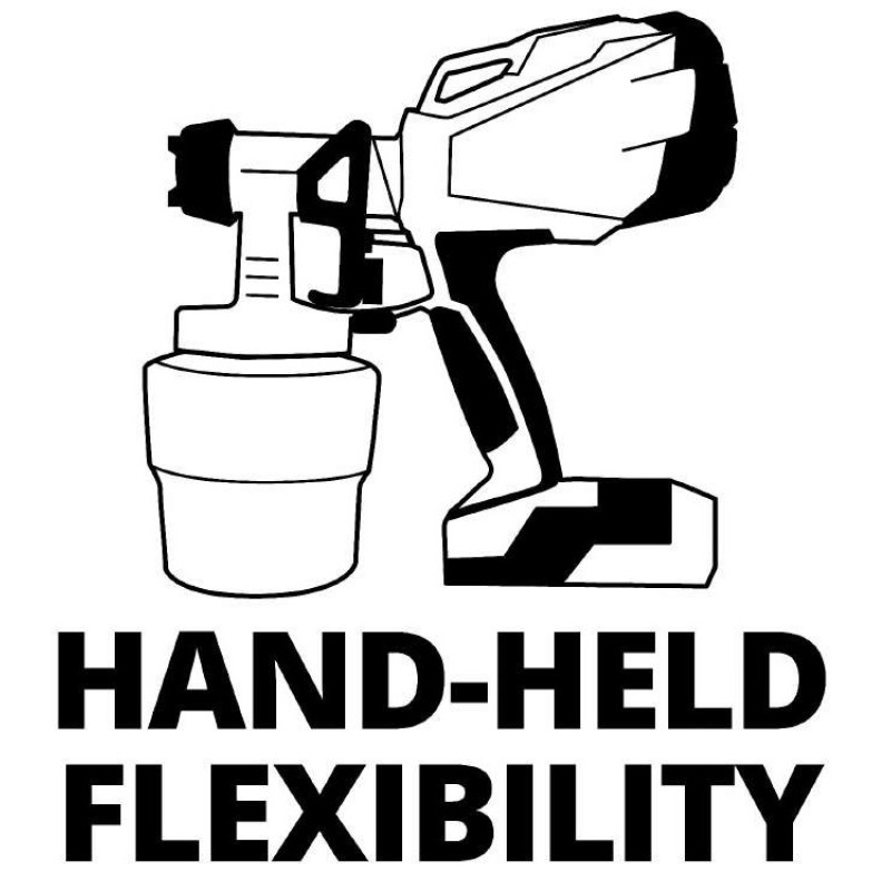 Einhell Фарборозпилювач TC-SY 18/60 Li акумуляторний Solo, 18В, 650 мл/хв, бачок 800 мл (4260025)