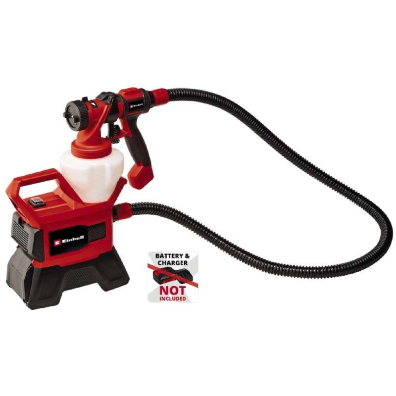 Einhell Фарборозпилювач акумуляторний TE-SY 18/90 Li - Solo 18В 1000мл·хв бачок 1200мл без АКБ та ЗП (4260040)