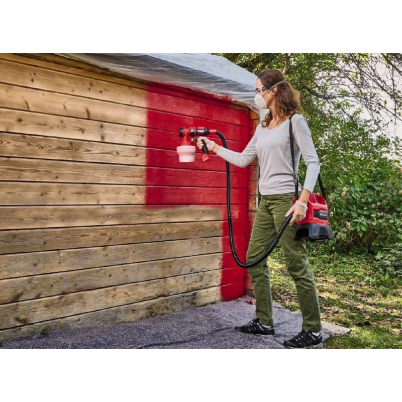 Einhell Фарборозпилювач акумуляторний TE-SY 18/90 Li - Solo 18В 1000мл·хв бачок 1200мл без АКБ та ЗП (4260040)