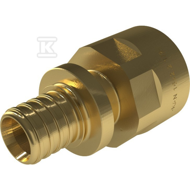 KAN-therm З'єднувач латунний UltraLine з внутрішнім різьбленням - 25 GW Rp3/4" (2509044004)