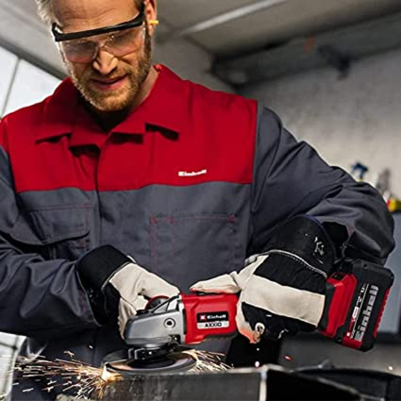 Einhell Шлифмашина угловая (болгарка) AXXIO 18/115 Q аккум., SOLO, 18В, 115 мм, безщіткова (без АКБ та ЗП) (4431150)