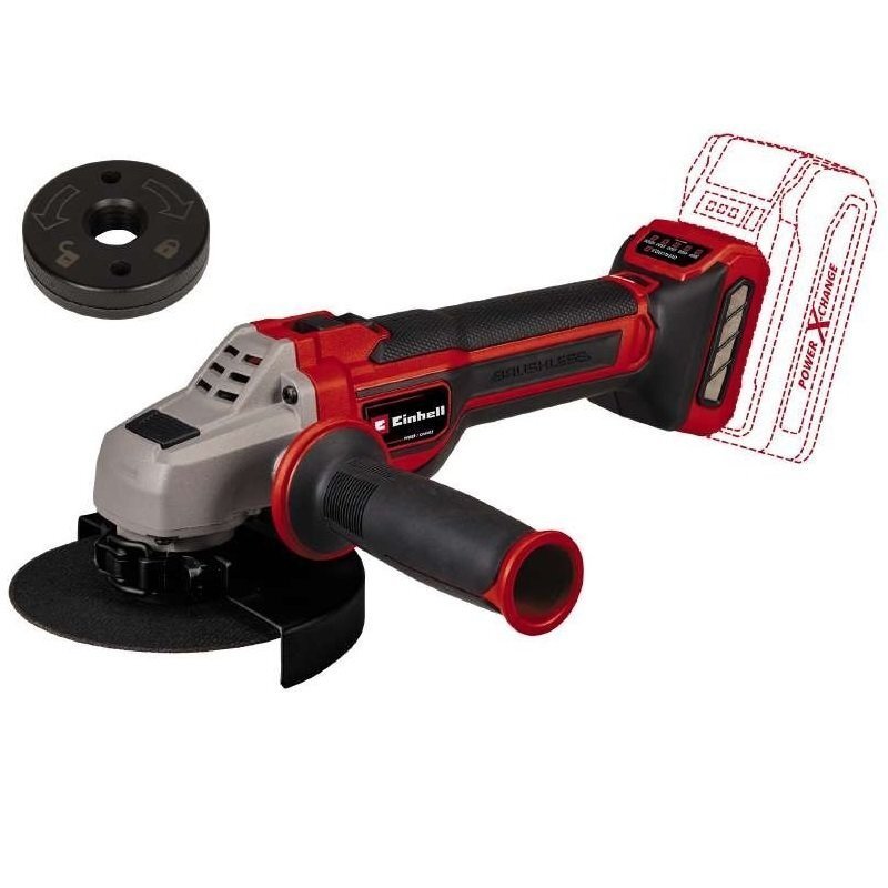 Einhell Акумуляторна кутова шліфмашина TP-AG 18/125 CE Q Li - Solo, без акб (4431155)
