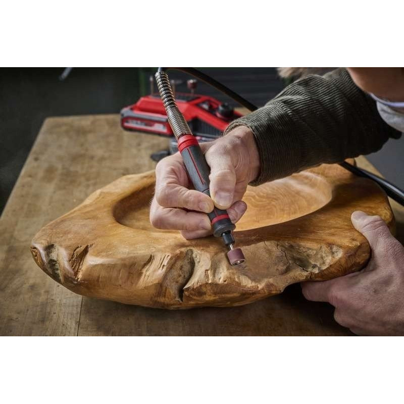 Einhell Гравер акумуляторний TE-MT 18/34LI-Solo PXC 18В 5000-34000об·хв гнучкий вал 92см 1.4кг (без АКБ і ЗП) (4419360)