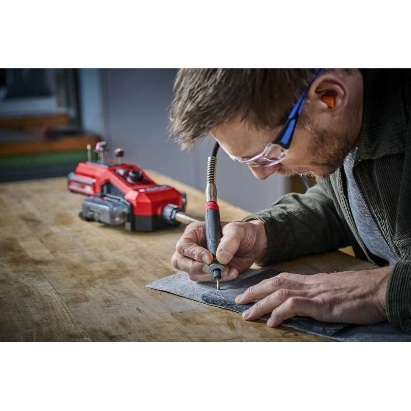 Einhell Гравер акумуляторний TE-MT 18/34LI-Solo PXC 18В 5000-34000об·хв гнучкий вал 92см 1.4кг (без АКБ і ЗП) (4419360)