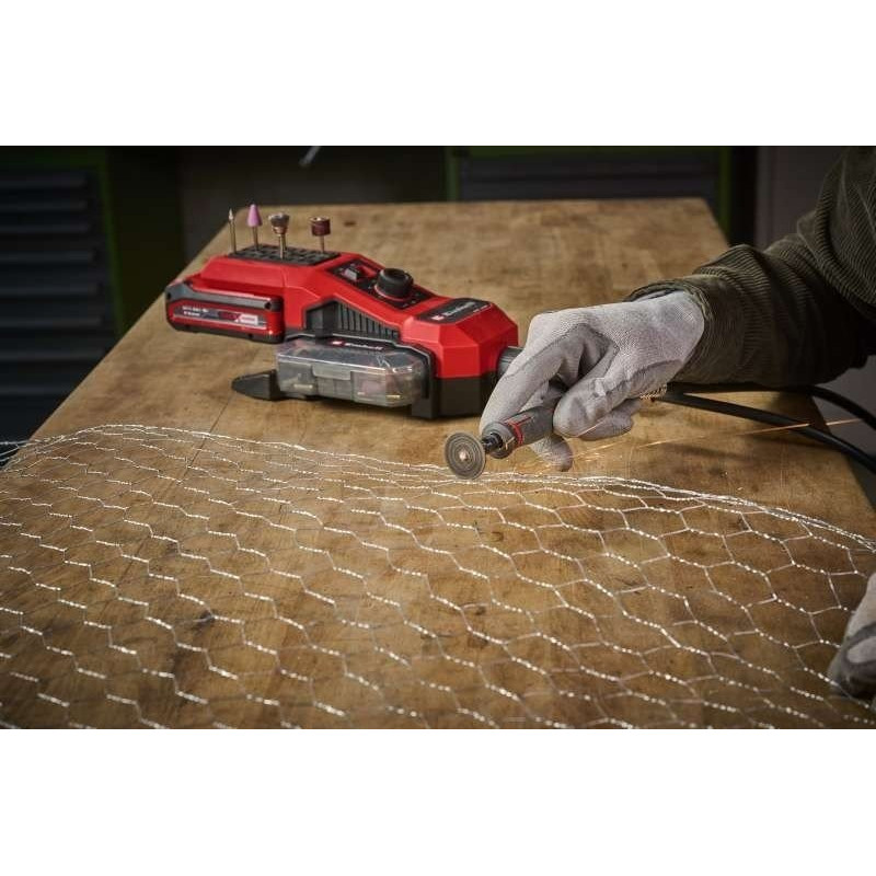 Einhell Гравер акумуляторний TE-MT 18/34LI-Solo PXC 18В 5000-34000об·хв гнучкий вал 92см 1.4кг (без АКБ і ЗП) (4419360)