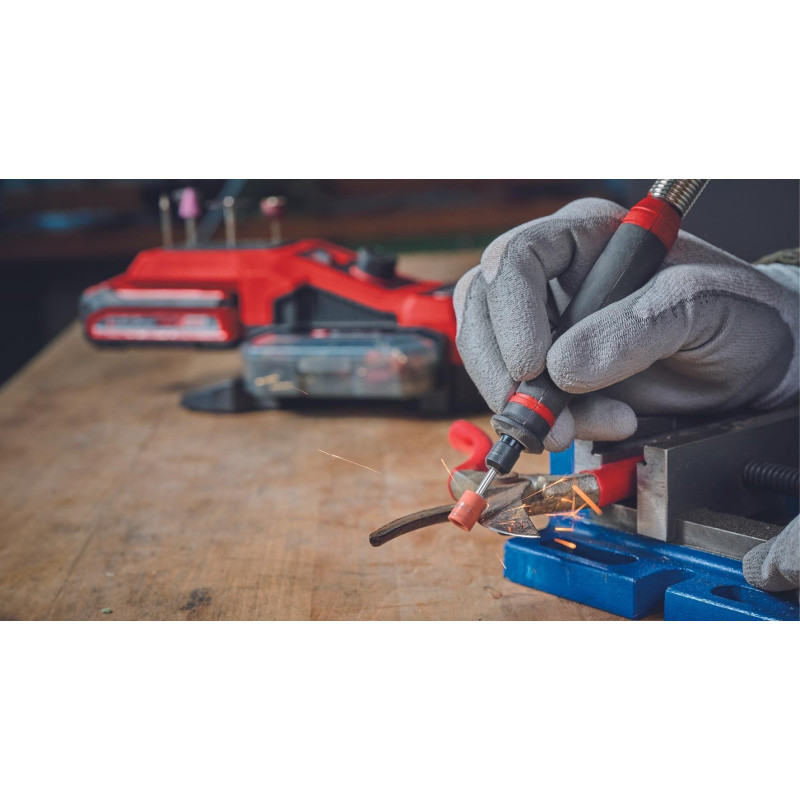 Einhell Гравер акумуляторний TE-MT 18/34LI-Solo PXC 18В 5000-34000об·хв гнучкий вал 92см 1.4кг (без АКБ і ЗП) (4419360)