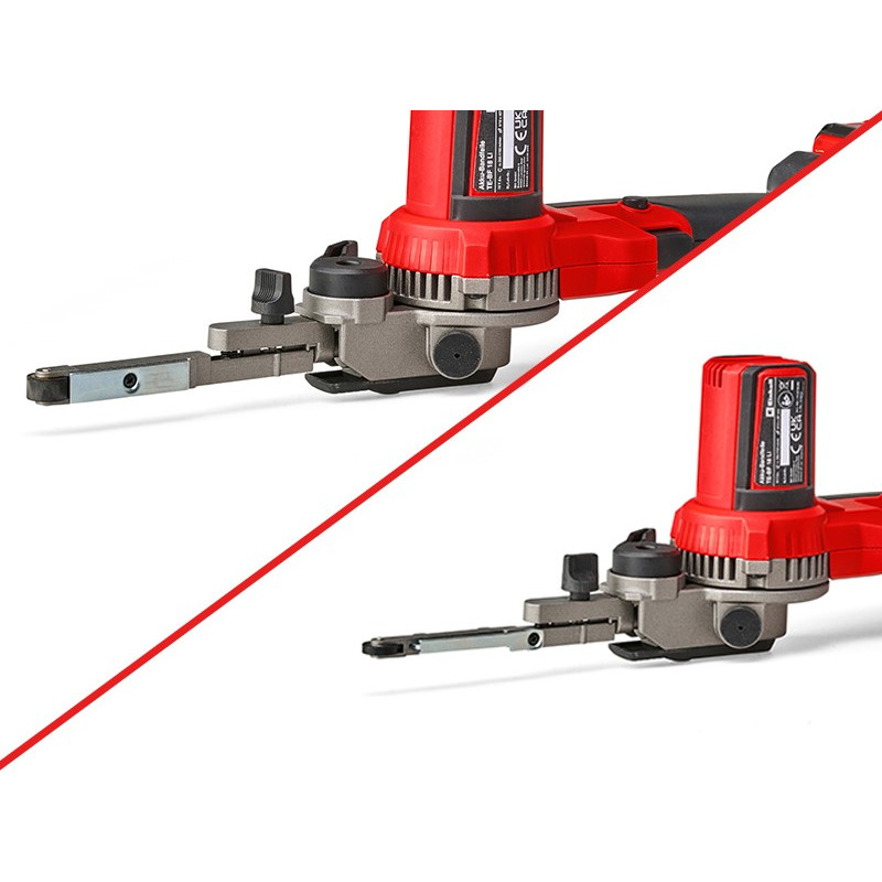 Einhell Напилок стрічковий акумуляторний TE-BF 18 Li - Solo PX, 18В 2 насадки 9/13мм 250-1700м/хв 457мм сумка 1.13кг без АКБ та ЗП (4461000)