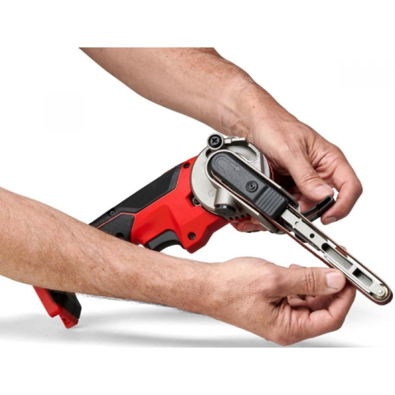 Einhell Напилок стрічковий акумуляторний TE-BF 18 Li - Solo PX, 18В 2 насадки 9/13мм 250-1700м/хв 457мм сумка 1.13кг без АКБ та ЗП (4461000)