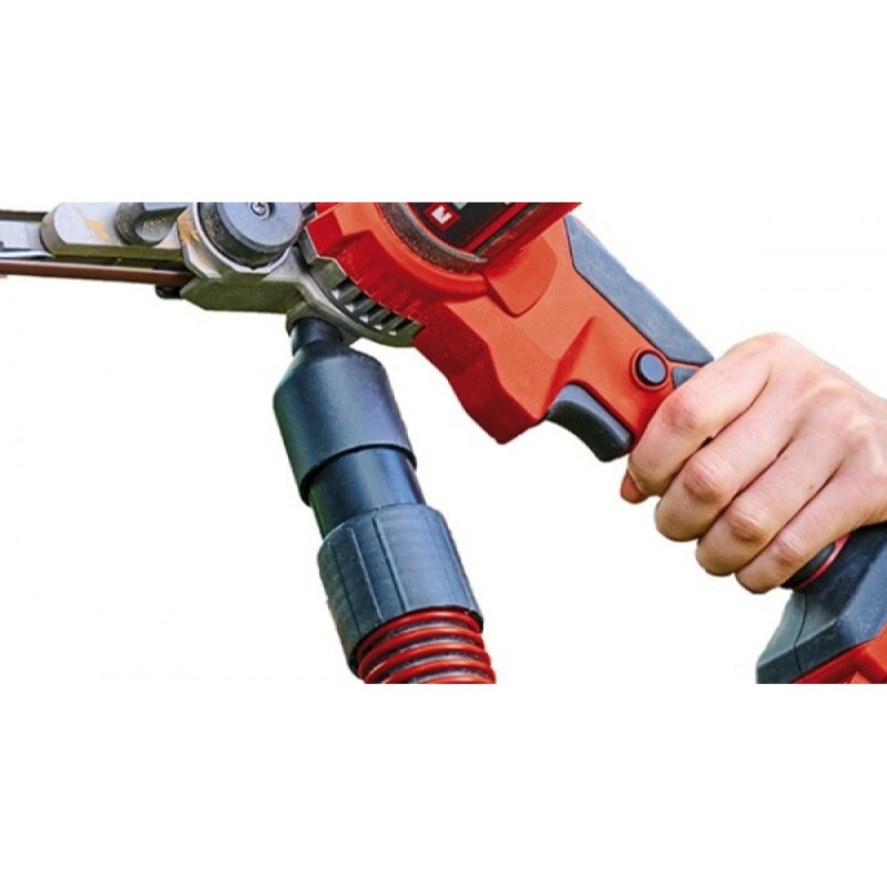 Einhell Напилок стрічковий акумуляторний TE-BF 18 Li - Solo PX, 18В 2 насадки 9/13мм 250-1700м/хв 457мм сумка 1.13кг без АКБ та ЗП (4461000)