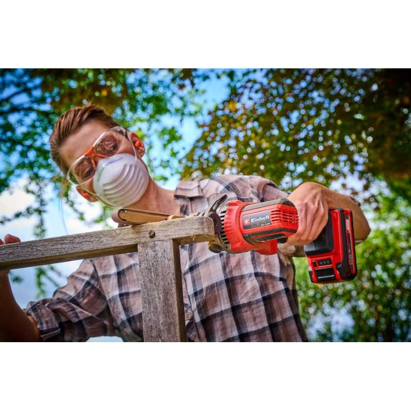 Einhell Напилок стрічковий акумуляторний TE-BF 18 Li - Solo PX, 18В 2 насадки 9/13мм 250-1700м/хв 457мм сумка 1.13кг без АКБ та ЗП (4461000)