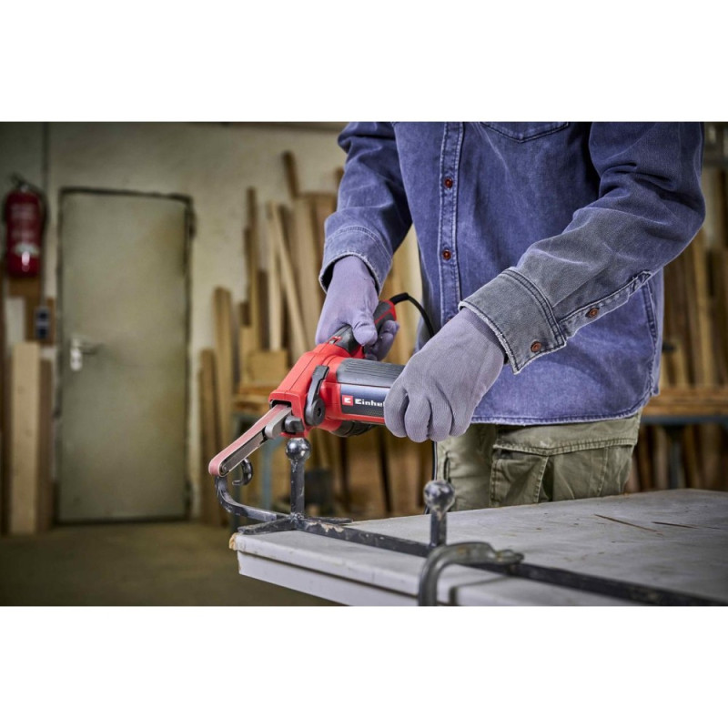 Einhell Напилок стрічковий електричний TC-BF500E, 500Вт, 300-1700 об/хв, 457х13 мм, 1.44кг (4461020)