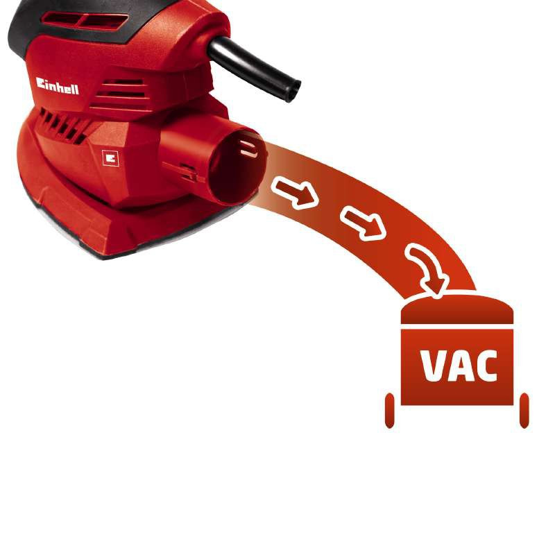 Einhell Шліфмашина багатофункціональна TH-OS 1016, 150х150х100 мм, 100 Вт, 24000 об/хв, 1 кг (4460610)