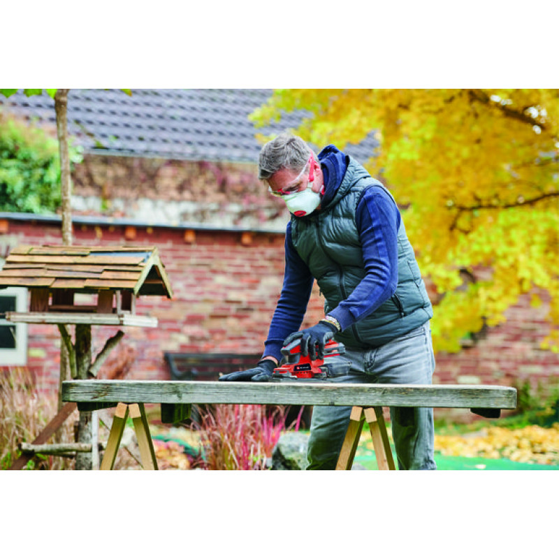 Einhell Шліфмашина вібраційна TC-OS 18/187 Li-Solo, PXC, акум., 187х97мм, 1.16кг, (без АКБ та ЗП) (4460725)