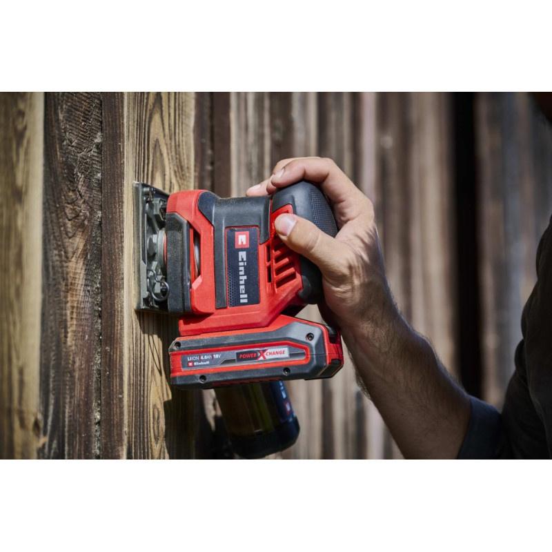 Einhell Шліфмашина вібраційна акумуляторна TE-OS 18/113 3X Li - Solo 18, 113х101мм 1.04кг без АКБ і ЗП (4460730)