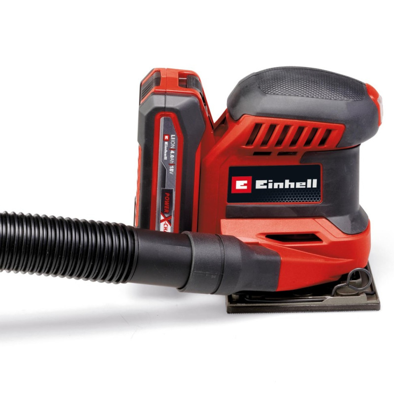Einhell Шліфмашина вібраційна акумуляторна TE-OS 18/113 3X Li - Solo 18, 113х101мм 1.04кг без АКБ і ЗП (4460730)