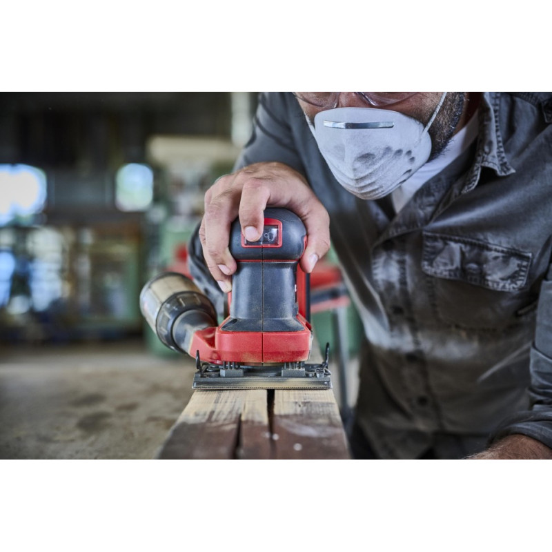 Einhell Шліфмашина вібраційна акумуляторна TE-OS 18/113 3X Li - Solo 18, 113х101мм 1.04кг без АКБ і ЗП (4460730)