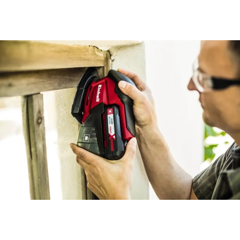 Einhell Шліфмашина вібраційна TE-OS 18/150 Li-Solo, PXC, акум., 93х60х105мм, 1кг, (без АКБ та ЗП) (4460708)