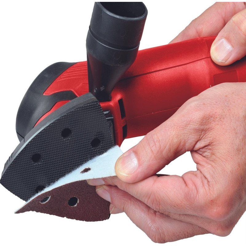 Einhell Шліфмашина дельтавидна TC-DS 20 E, 200Вт, 90х90х90мм, 12000-22000об•хв, 9 шліфпаперів, 0.84кг (4464255)