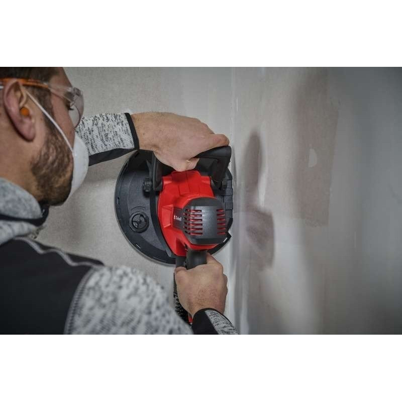 Einhell Шліфмашина для стін TC-DWS 225, 1220 Вт, d225 мм, 1500-2300 об/хв, набір шліфпаперу 6 шт, 2.7 кг (4259945)