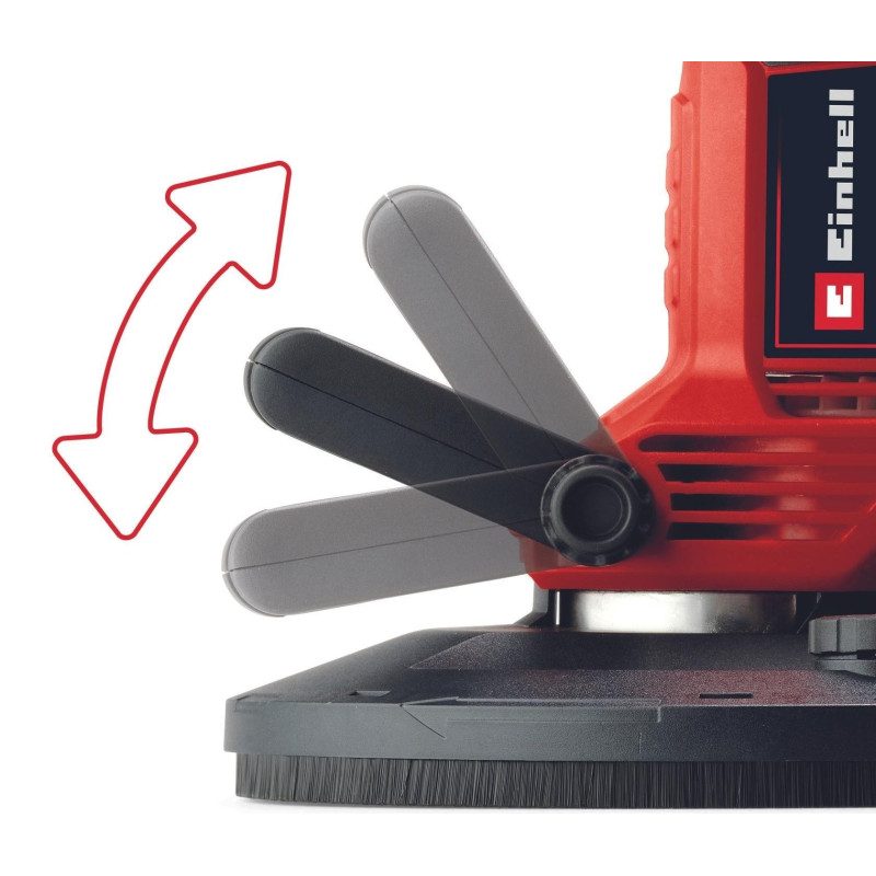 Einhell Шліфмашина для стін TC-DWS 225, 1220 Вт, d225 мм, 1500-2300 об/хв, набір шліфпаперу 6 шт, 2.7 кг (4259945)