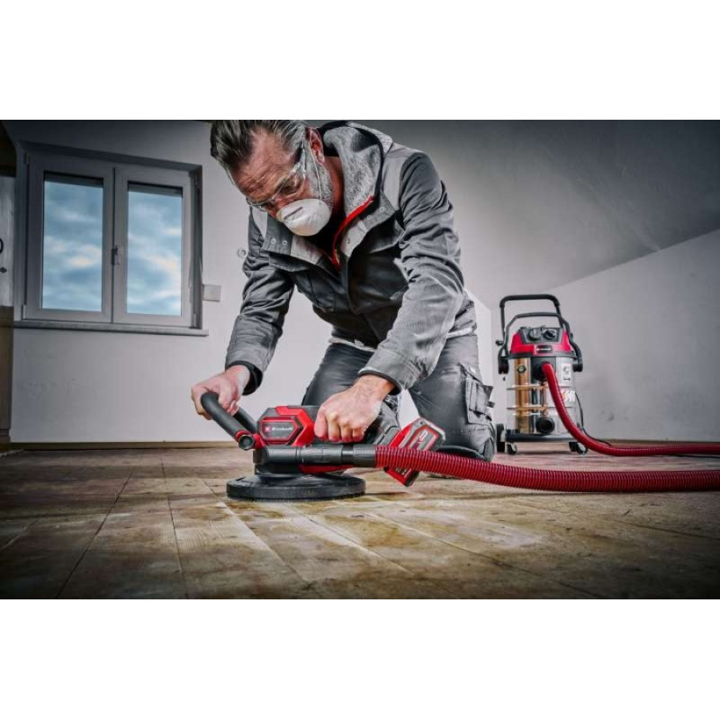 Einhell Шліфмашина для стін акумуляторна TP-DWS 18/225 Li, PXC, 18В, безщіткова, d225мм, 600-1200 об·хвхв, 2.36кг (без АКБ та ЗП) (4259995)