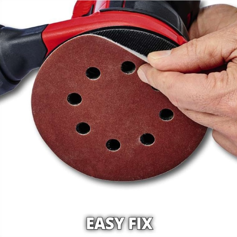 Einhell Шліфмашина ексцентрикова TE-RS 18 Li - Solo акум., PXC, 125 мм, 18В (без АКБ і ЗП) (4462010)