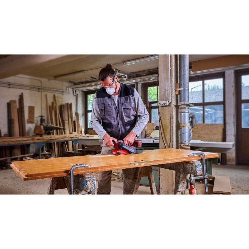 Einhell Шліфмашина стрічкова акумуляторна TP-BS 18/457LI BL - Solo, PXC, 18В, 120-250м•хв, стрічка 457х75мм, безщіткова, 2.58кг, без АКБ і ЗП (4466270)