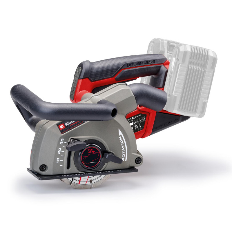 Einhell Борозник акумуляторний TP-MA 36/30 Li BL - Solo PXC 36В безщітковий диски 125 мм паз 8-30мм глибина пазу 5-30мм 4.19 кг без АКБ і ЗП (4350800)