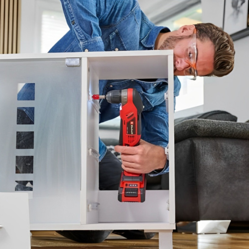 Einhell Дриль кутова акумуляторна TE-AD 18 Li - Solo PXC 18В 1100 об·хв 45Нм патрон 10мм 1.22кг без АКБ та ЗП (4514290)