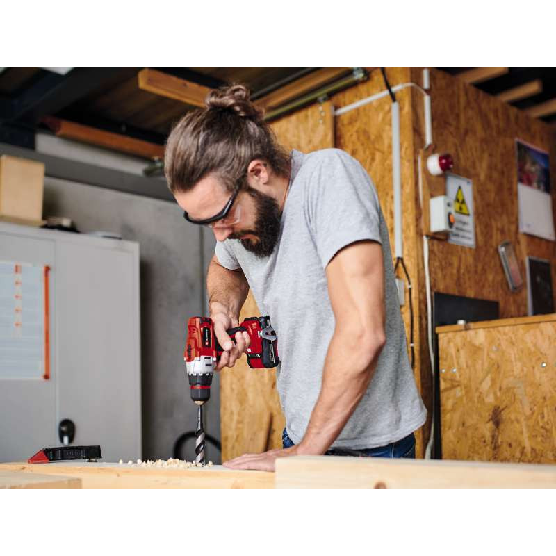 Einhell Акумуляторний дриль-шуруповерт TE-CD 18/2 Li, 1 акб 2,5 Ah, з/п, набір 39 свердл та біт (4514219)