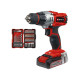 Einhell Акумуляторний дриль-шуруповерт TE-CD 18/2 Li, 1 акб 2,5 Ah, з/п, набір 39 свердл та біт (4514219)