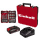 Einhell Акумуляторний дриль-шуруповерт TE-CD 18/2 Li, 1 акб 2,5 Ah, з/п, набір 39 свердл та біт (4514219)