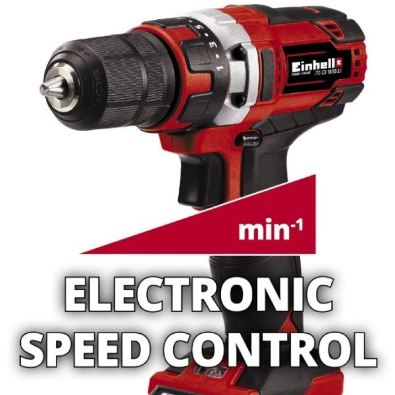 Einhell Акумуляторний шуруповерт TE-CD 18/40 Li-Solo New, без акб (4513925)