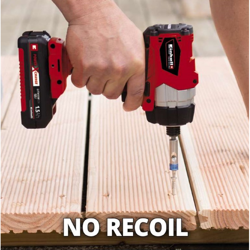 Einhell Шуруповерт ударний TE-CI 18/1 Li акум., Solo, 0-2300 об/хв, 140 Нм (4510034)