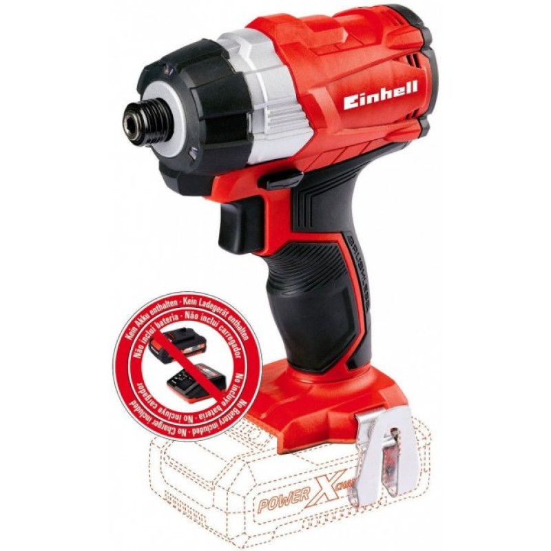 Einhell Шуруповерт ударний безщітковий TP-CI 18 Li BL Solo, акум. безщіточий, 2300 об/хв, 150 Нм (4510030)