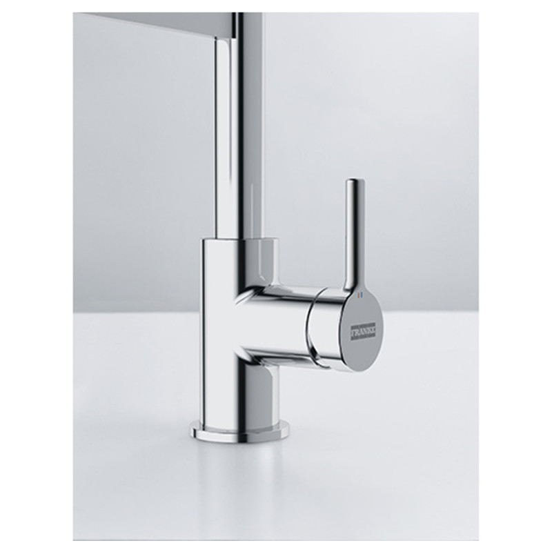 Franke Змішувач для кухні Lina, довж.виливу - 215мм, гнучкий, 1важіль, хром-сірий (1150626087)