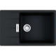 Franke Мийка кухонна Centro, фраграніт, прямокутник, з крилом, 780х500х200мм, чаша - 1, накладна, CNG 611-78 XL , онікс (1140701819)
