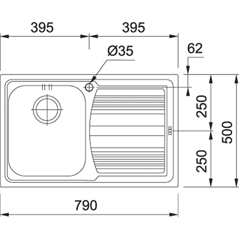 Franke Logica line LLX 611-79 (1010381808)