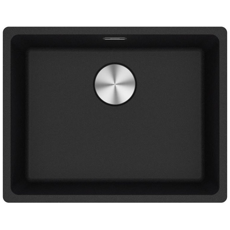Franke Мийка кухонна Maris, фраграніт, прямокутник, без крила, 553х433х200мм, чаша - 1, врізна, MRG 110-52, онікс (1250701776)