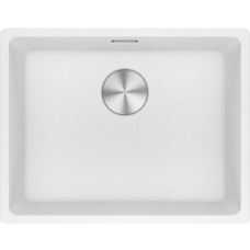 Franke Мийка кухонна Maris, фраграніт, прямокутник, без крила, 553х433х200мм, чаша - 1, під стільницю, MRG 110-52, білий (1250701780)