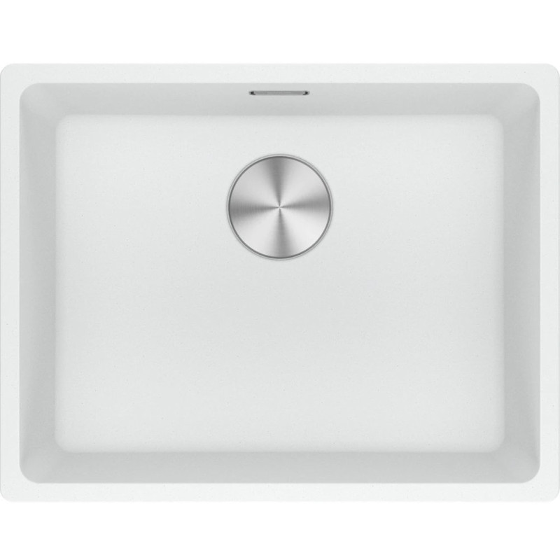 Franke Мийка кухонна Maris, фраграніт, прямокутник, без крила, 553х433х200мм, чаша - 1, під стільницю, MRG 110-52, білий (1250701780)