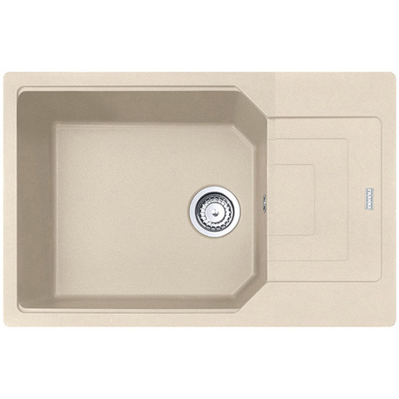 Franke Мийка кухонна Urban, фраграніт, прямокутник, з крилом, 780х500х220мм, чаша - 1, накладна, UBG 611-78 XL , бежевий (1140574978)