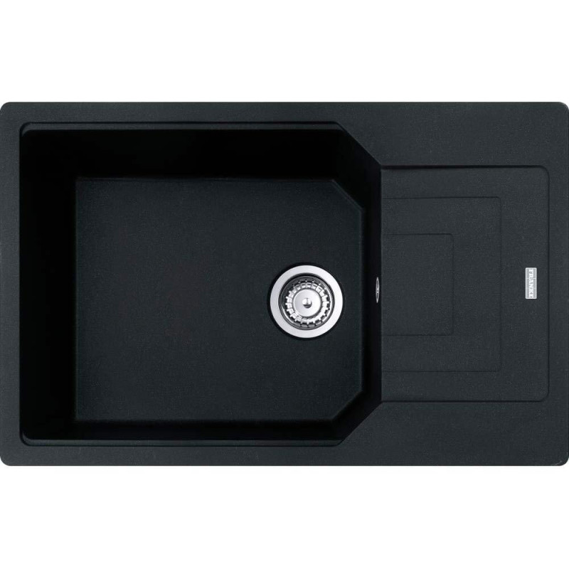 Franke Мийка кухонна Urban, фраграніт, прямокутник, з крилом, 780х500х220мм, чаша - 1, накладна, UBG 611-78 XL , онікс (1140701799)